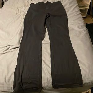 High waisted leggings that are bell bottoms